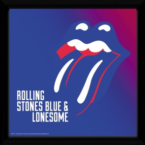 The Rolling Stones Blue and Lonesome 30 x 30cm Framed Collector Print