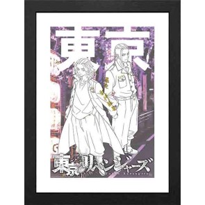 Tokyo Revengers Mikey & Draken 30 x 40cm Framed Collector Print
