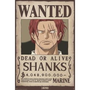 One Piece Wanted Shanks 61 x 91.5cm Maxi Poster