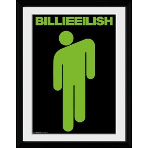 Billie Eilish Stickman 30 x 40cm Framed Collector Print
