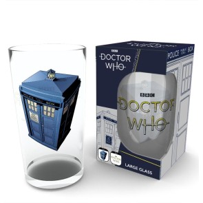 Doctor Who Tardis 400ml Glass