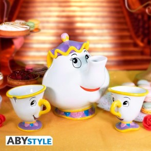 Disney Beauty and The Beast Mrs. Potts & Chip Ceramic Premium Teapot