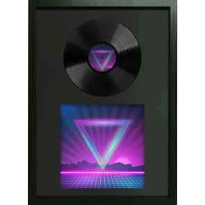 GB Eye Album & Vinyl Collector Black Frame - 50x70cm