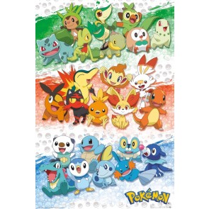 Pokémon First Partners 61 x 91.5cm Maxi Poster