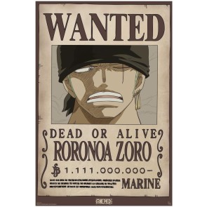 One Piece -Wanted Zoro Wano 61 x 91.5cm Maxi Poster 