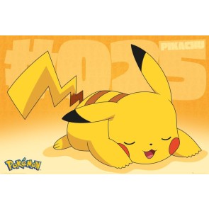 Pokémon Pikachu Asleep 61 x 91.5cm Maxi Poster