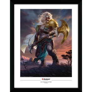 Magic the Gathering Ajani Strength 30 x 40cm Framed Collector Print