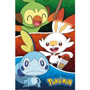 Pokémon Galar Starters 61 x 91.5cm Maxi Poster