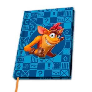 Crash Bandicoot & Coco A5 Notebook