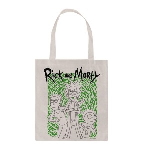 Rick & Morty Portal Cotton Tote Bag