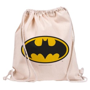 DC Comics Batman Logo Draw String Canvas Eco Bag
