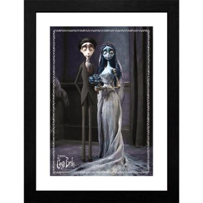 Corpse Bride Emily & Victor 30 x 40cm Framed Collector Print