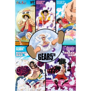 One Piece Gears History Exclusive 61 x 91.5cm Maxi Poster