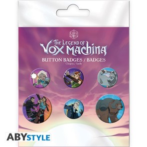 The Legend of Vox Machina Characters Badge Pack