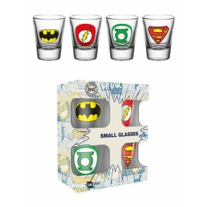 DC Comics Justic League Shot Glasses - Set of 4