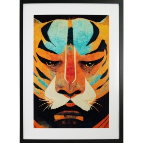 Strong Tiger - Treechild - 50 x 70cm Framed Print