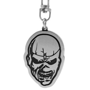 Iron Maiden Trooper Eddie Metal Keychain