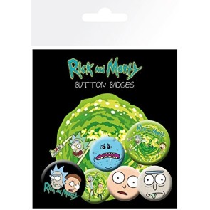 Rick & Morty Characters Badge Pack