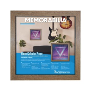 GB Eye Contemporary Wooden Oak Picture Frame - 12" Record Sleeve - 31.5 x 31.5cm (Suitable for Double LPs)