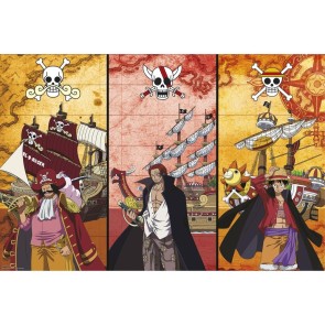One Piece Captains & Boats 61 x 91.5cm Maxi Poster