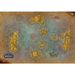 World of Warcraft Map 61 x 91.5cm Maxi Poster