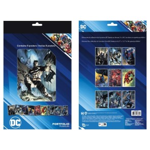 DC Comics Justice League 21 x 29.7cm 9 Portfolio Posters Set