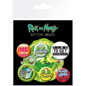 Rick & Morty Quotes Badge Pack
