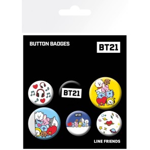 BT21 Mix Badge Pack