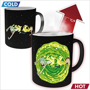 Rick & Morty Portal Heat Change Mug