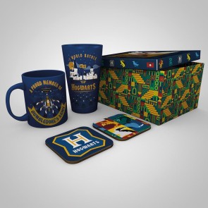 Harry Potter Abstract Magic Mug, 400ml Glass & 2 Coasters Collectable Gift Box