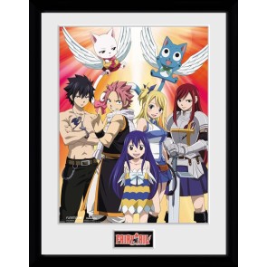 Fairy Tail Season 2 Key Art 30 x 40cm Framed Collector Print
