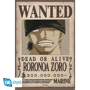One Piece Wanted Zoro 61 x 91.5cm Maxi Poster
