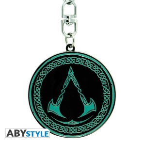 Assassin's Creed Valhalla Crest Metal Keychain