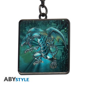 Yu Gi Oh! Blue Eyes White Dragon Metal Keychain