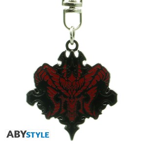 Diablo Logo Metal Keychain