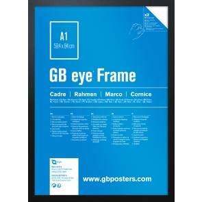 GB Eye Contemporary Wooden Black Picture Frame - A1 - 59.4 x 84.1cm