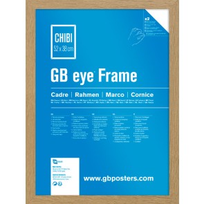 GB Eye Contemporary Wooden Oak Picture Frame - Chibi - 52 x 38cm