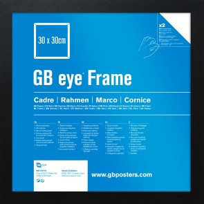 GB Eye Contemporary Wooden Black Picture Frame - 30.5 x 30.5cm
