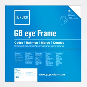 GB Eye Contemporary Wooden White Picture Frame - 30.5 x 30.5cm