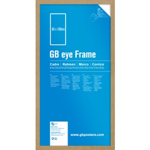 GB Eye Contemporary Wooden Oak Picture Frame - 50 x 100cm