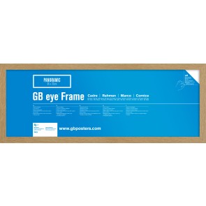 GB Eye Contemporary Wooden Oak Picture Frame - 33 x 95cm