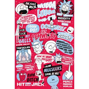 Rick & Morty Quotes 61 x 91.5cm Maxi Poster