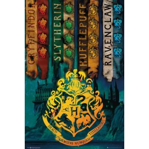 Harry Potter House Flags 61 x 91.5cm Maxi Poster