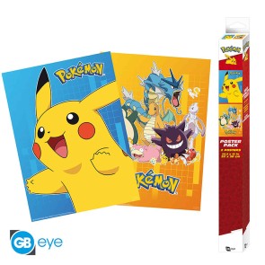 Pokémon Colour Characters 52 x 38" Chibi Poster
