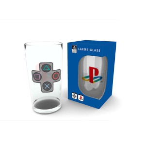 Playstation Buttons 400ml Glass