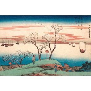 Hiroshige Cherry Blossomat Gotengama 61 x 91.5cm Maxi Poster