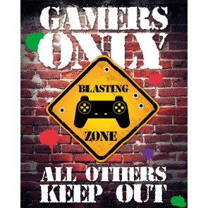 Gamers Only Controller Keep Out Mini Poster