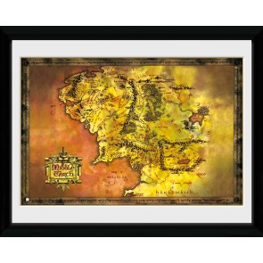 The Lord of The Rings Middle Earth 30 x 40cm Framed Collector Print