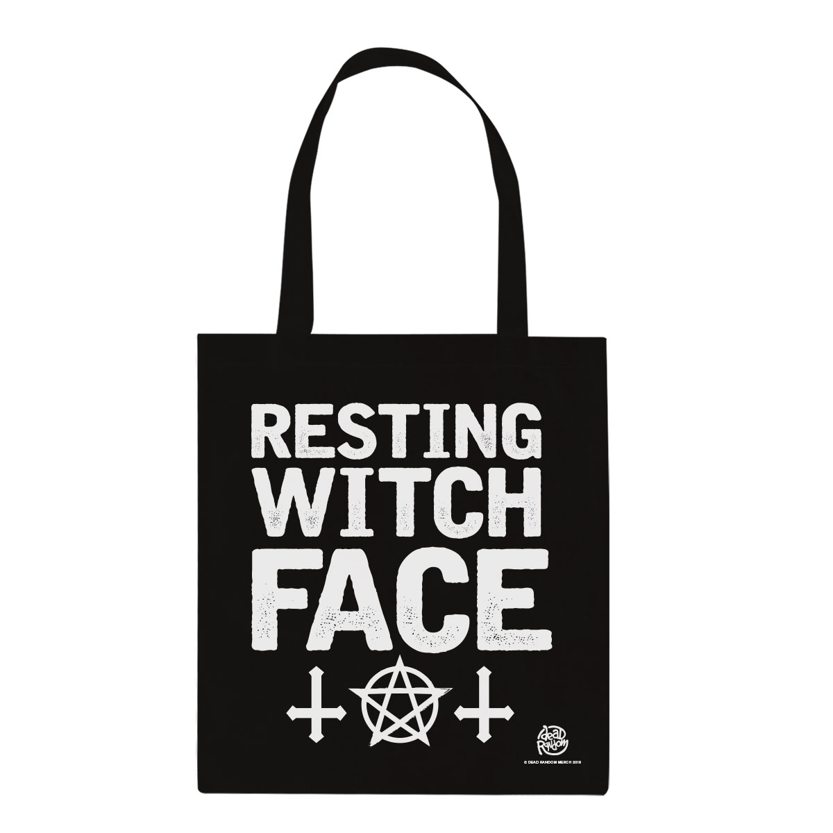 Witch Please Resting Witch Face Tote Bag